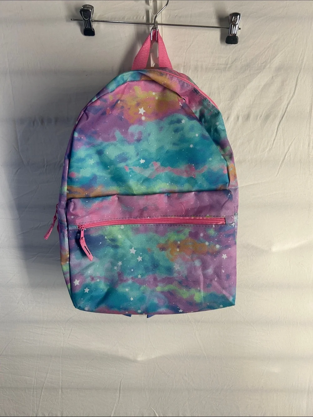 Kids Galaxy Print Backpack - Pink & Blue